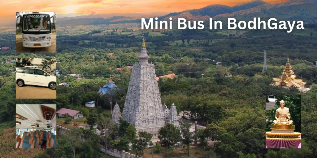 Minibus in Bodhgaya